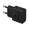 Chargeur secteur Rapide 25W Type C matériaux recyclés GaN avec câble Coloris Noir SAMSUNG