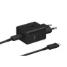 Chargeur Secteur ULTRA RAPIDE 45W Type C, GaN avec câble 45W 1,8M Coloris Noir SAMSUNG EP-T4511XBEGEU