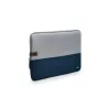 HOUSSE sleeve PC 14,1 '' bicolore BLEU, protection antchoc, attache antivol , dimensions: 355*25*260mm 355x25x260