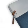 HOUSSE sleeve PC 14,1 '' bicolore BLEU, protection antchoc, attache antivol , dimensions: 355*25*260mm 355x25x260