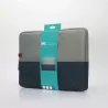 HOUSSE sleeve PC 15.6 '' bicolore BLEU, protection antchoc, attache antivol 40*28*2 cm