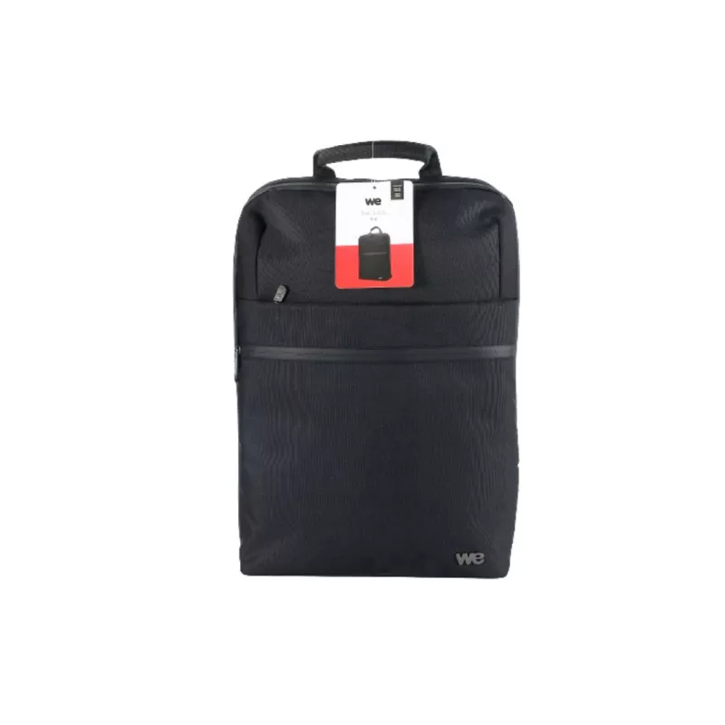 Sac à dos WE CITY en taille 15.6'', matière Polyester 900D, tissu et fermeture éclaire imperméable, dos renforcé , Noir…