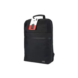 Sac à dos WE CITY en taille 15.6'', matière Polyester 900D, tissu et fermeture éclaire imperméable, dos renforcé , Noir…