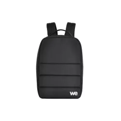 Sac à dos WE ECO , conception Antivol, 15.6'', matière Eco-responsable ext rPET 900D et int rPET 210D, noir