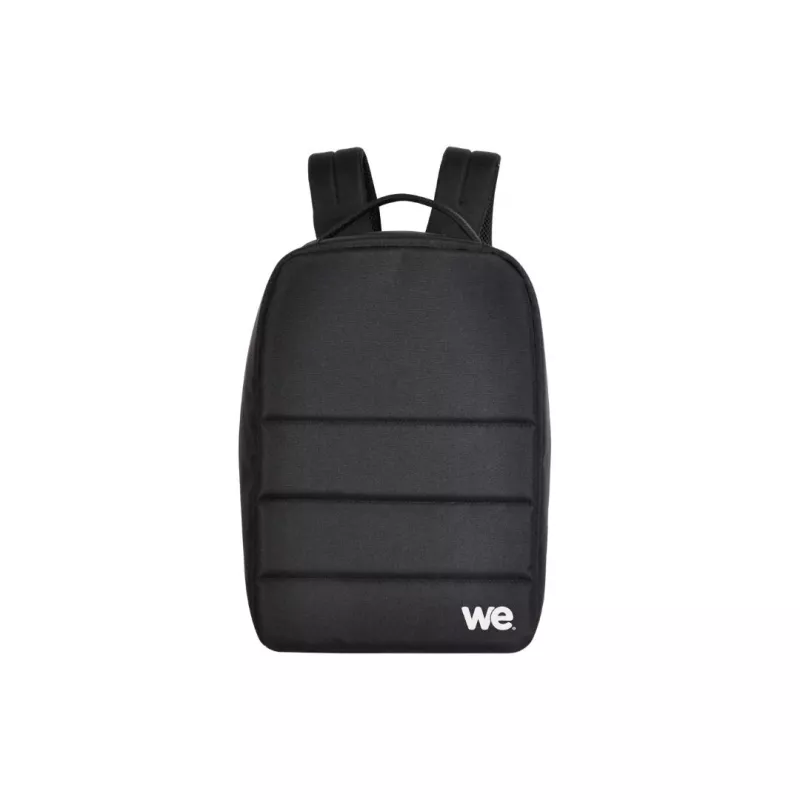 Sac à dos WE ECO , conception Antivol, 15.6'', matière Eco-responsable ext rPET 900D et int rPET 210D, noir