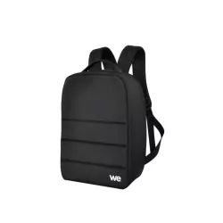 Sac à dos WE ECO , conception Antivol, 15.6'', matière Eco-responsable ext rPET 900D et int rPET 210D, noir