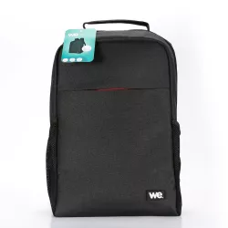 Sac à dos WE ECO Value , 15.6'', matière Eco-responsable ext rPET 300D et int rPET 210D, Gris chiné foncé. Dimension…