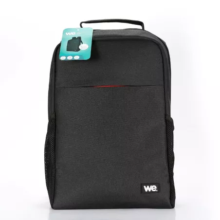 Sac à dos WE ECO Value , 15.6'', matière Eco-responsable ext rPET 300D et int rPET 210D, Gris chiné foncé. Dimension…