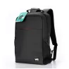 Sac à dos WE ECO Value , 15.6'', matière Eco-responsable ext rPET 300D et int rPET 210D, Gris chiné foncé. Dimension…