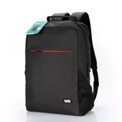 Sac à dos WE ECO Value , 17.1'', matière Eco-responsable ext rPET 300D et int rPET 210D, Gris chiné foncé. Dimension…