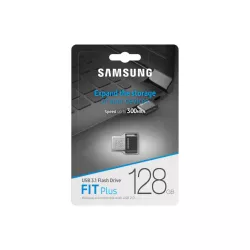 CLE USB SAMSUNG 128G USB 3.1 FIT PLUS - VITESSE LECTURE JUSQU'A 300Mo/S - MUF-128AB/APC