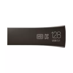 CLE USB SAMSUNG 128G USB 3.1 BAR PLUS - TITAN GRAY VITESSE LECTURE JUSQU'A 400Mo/S MUF-128BE4/APC