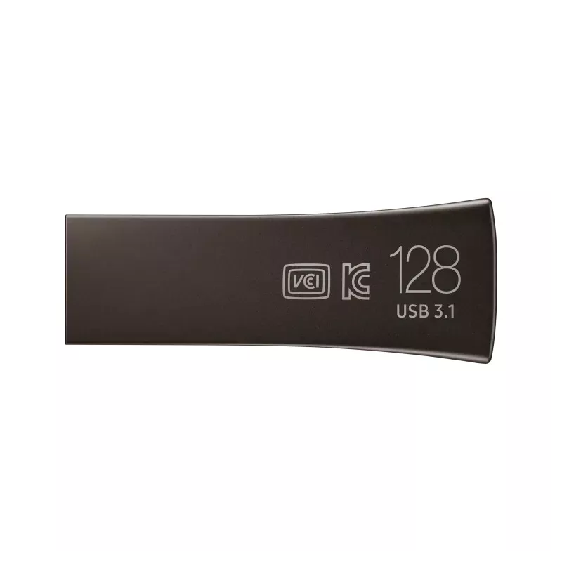 CLE USB SAMSUNG 128G USB 3.1 BAR PLUS - TITAN GRAY VITESSE LECTURE JUSQU'A 400Mo/S MUF-128BE4/APC
