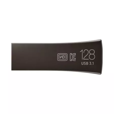 CLE USB SAMSUNG 128G USB 3.1 BAR PLUS - TITAN GRAY VITESSE LECTURE JUSQU'A 400Mo/S MUF-128BE4/APC