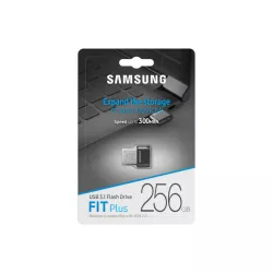 CLE USB SAMSUNG 256G USB 3.1 FIT PLUS - VITESSE LECTURE JUSQU'A 400Mo/S - MUF-256AB/APC
