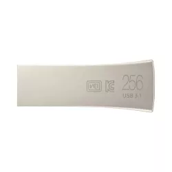 CLE USB SAMSUNG 256G USB 3.1 BAR PLUS - CHAMPAGNE SILVER VITESSE LECTURE JUSQU'A 400Mo/S MUF-256BE3/APC