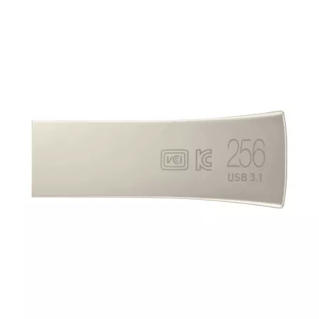 CLE USB SAMSUNG 256G USB 3.1 BAR PLUS - CHAMPAGNE SILVER VITESSE LECTURE JUSQU'A 400Mo/S MUF-256BE3/APC
