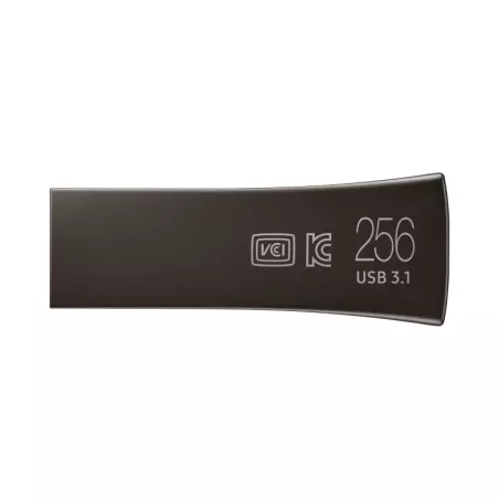 CLE USB SAMSUNG 256G USB 3.1 BAR PLUS - TITAN GRAY VITESSE LECTURE JUSQU'A 400Mo/S MUF-256BE4/APC
