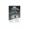CLE USB SAMSUNG 512G USB 3.1 FIT PLUS VITESSE LECTURE JUSQU'A 400Mo/S MUF-512AB/APC