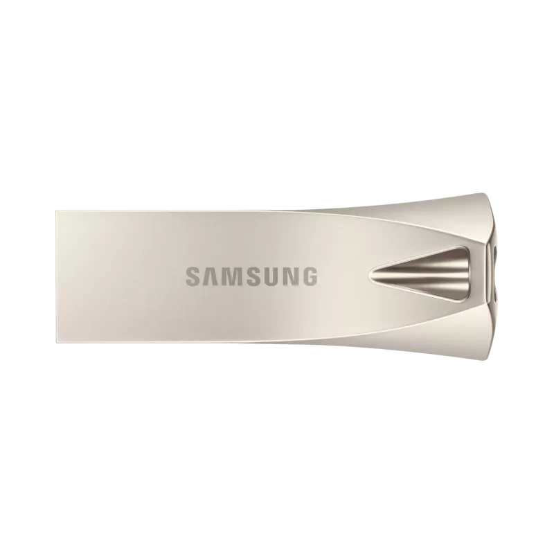CLE USB SAMSUNG 512G USB 3.1 BAR PLUS - CHAMPAGNE SILVER VITESSE LECTURE JUSQU'A 400Mo/S MUF-512BE3/APC