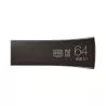 CLE USB SAMSUNG 64G USB 3.1 BAR PLUS - TITAN GRAY VITESSE LECTURE JUSQU'A 300Mo/S MUF-64BE4/APC