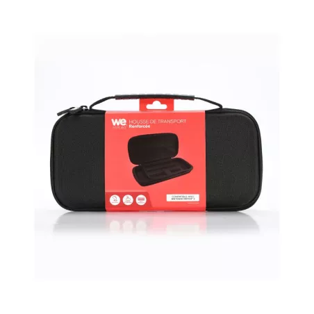 Etui de transport Nintendo Switch 2 - Coque rigide - Intérieur velours - Compartiments de rangement intérieurs - Noir