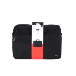 SACOCHE WE PRO 15.6'', polyester 900D, tissu et fermeture imperméable, noir 420x75x310