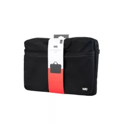 SACOCHE WE PRO 17.3'', polyester 900D, tissu et fermeture imperméable, noir 450x80x330