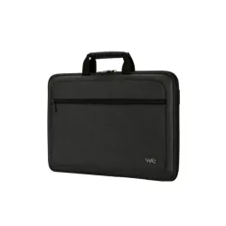 SACOCHE WE 15.6'', dos semi-rigide, polyester + EVA , gris foncé 410x45x285