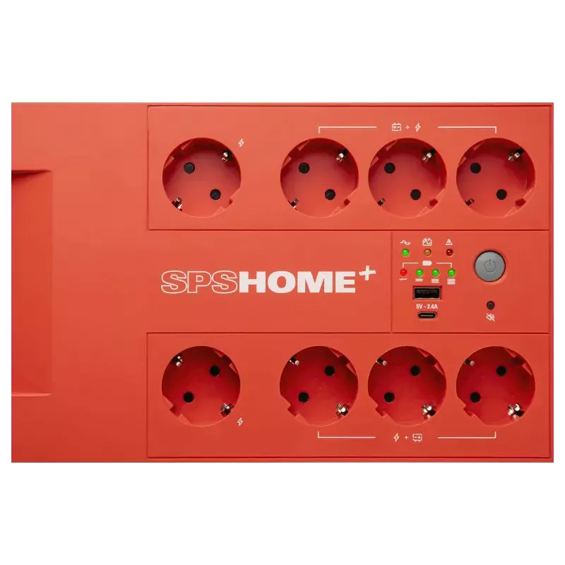 SALICRU Onduleur SPS 850 HOME+ Line-interactive, 850VA, 8 prises Schuko/FR, USB, Protection APFC Garantie 2 ans- 693DA000002