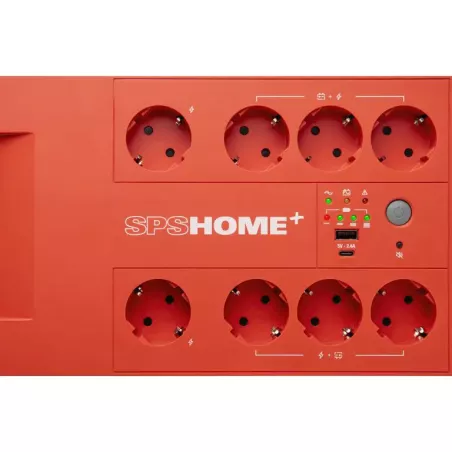 SALICRU Onduleur SPS 850 HOME+ Line-interactive, 850VA, 8 prises Schuko/FR, USB, Protection APFC Garantie 2 ans- 693DA000002