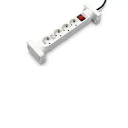 SALICRU Multiprises Parafoudre SPS SAFE 4S 4 prises Shuko/FR 8kA câble: 1,4 m fixation murale Protection enfant 680DA000001