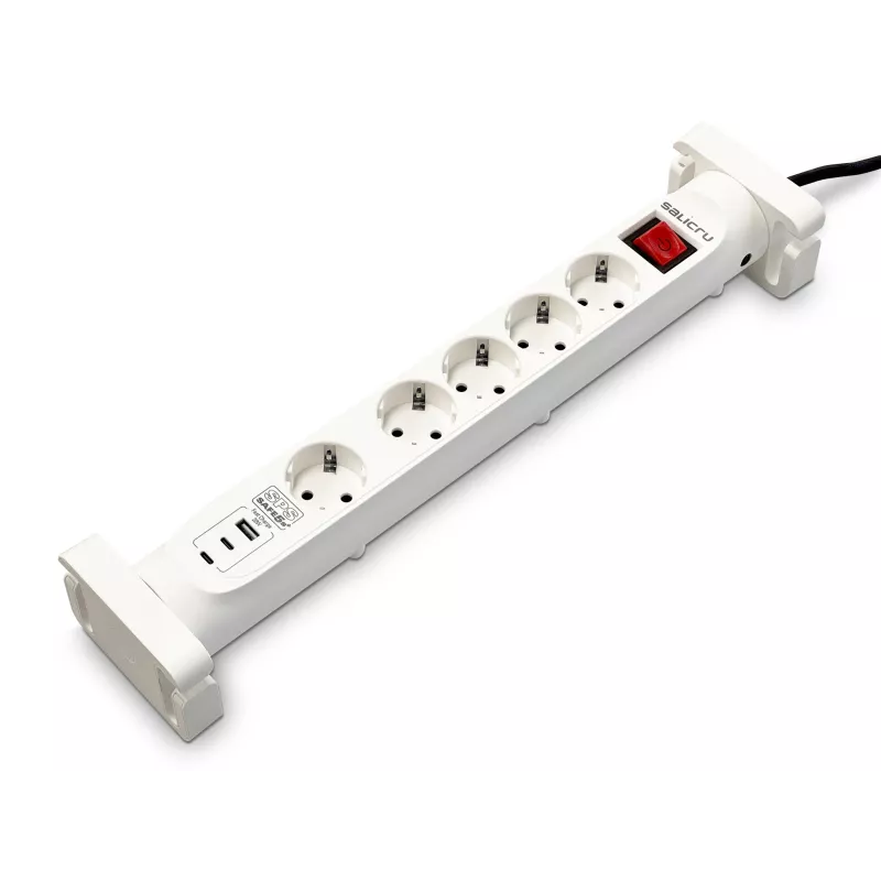 SALICRU Multiprises Parafoudre SPS SAFE 5S+ Blanc 5 prises Schuko 680DA000003