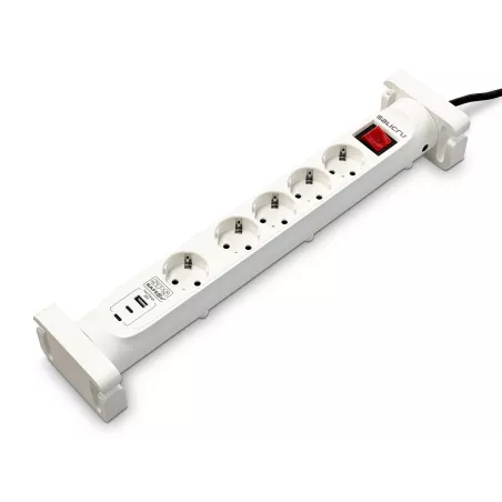 SALICRU Multiprises Parafoudre SPS SAFE 5S+ Blanc 5 prises Schuko 680DA000003