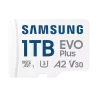 CARTE MEMOIRE SAMSUNG 1TO MICRO SD EVO PLUS 2024 avec adaptateur SD classe 10 Lecture 160 Mo/s Ecriture 160 Mo/s MB-MC1T0SA/EU