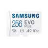 CARTE MEMOIRE SAMSUNG 256G MICRO SD EVO PLUS 2024 avec adaptateur SD classe 10 Lecture 160 Mo/s Ecriture 160 Mo/s MB-MC256SA/EU