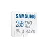 CARTE MEMOIRE SAMSUNG 256G MICRO SD EVO PLUS 2024 avec adaptateur SD classe 10 Lecture 160 Mo/s Ecriture 160 Mo/s MB-MC256SA/EU
