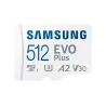 CARTE MEMOIRE SAMSUNG 512G MICRO SD EVO PLUS 2024 avec adaptateur SD classe 10 Lecture 160 Mo/s Ecriture 160 Mo/s MB-MC512SA/EU