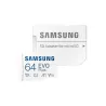 CARTE MEMOIRE SAMSUNG 64G MICRO SD EVO PLUS 2024 avec adaptateur SD classe 10 Lecture 160 Mo/s Ecriture 160 Mo/s MB-MC64SA/EU