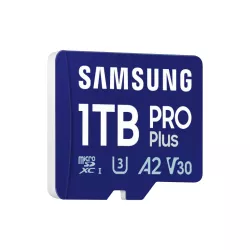 CARTE MEMOIRE SAMSUNG 1 To MICRO-SD PRO PLUS 2023 avec lecteur USB Classe 10 / MB-MD1T0SB/WW