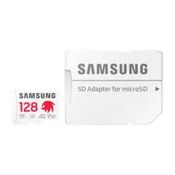 CARTE MEMOIRE SAMSUNG 128 Go MICRO-SD Sonic PRO PLUS Classe 10 MB-MD128SA/LC1