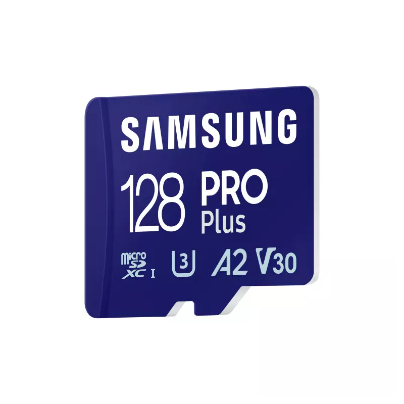 CARTE MEMOIRE SAMSUNG 128 Go MICRO-SD PRO PLUS 2023 avec lecteur USB Classe 10 / MB-MD128SB/WW
