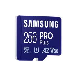 CARTE MEMOIRE SAMSUNG 256 Go MICRO-SD PRO PLUS avec lecteur USB Classe 10 / MB-MD256SB/WW