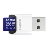 CARTE MEMOIRE SAMSUNG 256 Go MICRO-SD PRO PLUS avec lecteur USB Classe 10 / MB-MD256SB/WW