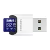CARTE MEMOIRE SAMSUNG 512 Go MICRO-SD PRO PLUS avec lecteur USB Classe 10 / MB-MD512SB/WW