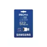 CARTE MEMOIRE SAMSUNG 512 Go MICRO-SD PRO PLUS avec lecteur USB Classe 10 / MB-MD512SB/WW