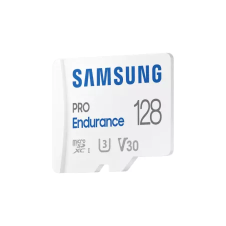 CARTE MEMOIRE SAMSUNG 128 Go MICRO-SD Pro Endurance avec adaptateur SD Classe 10 Lecture 100 Mo/s Ecriture 40 Mo/s MB-MJ128KA/EU