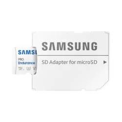 CARTE MEMOIRE SAMSUNG 128 Go MICRO-SD Pro Endurance avec adaptateur SD Classe 10 Lecture 100 Mo/s Ecriture 40 Mo/s MB-MJ128KA/EU