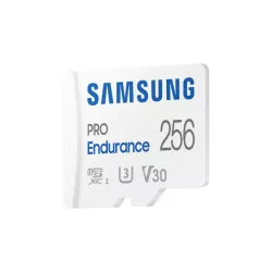 CARTE MEMOIRE SAMSUNG 256 Go MICRO-SD Pro Endurance avec adaptateur SD Classe 10 Lecture 100 Mo/s Ecriture 40 Mo/s MB-MJ256KA/EU