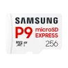 Carte mémoire Samsung 256G Micro SDXC P9 express classe U3 V30 A1 PCIe Gen3.0x1 NVMe 1.3 Lecture SD Express 800 Mo/s UHS-I 90…